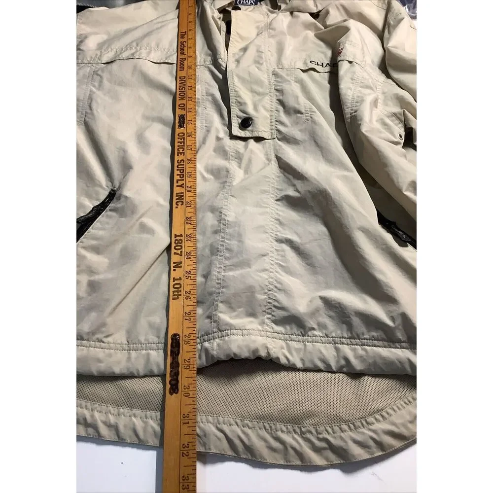 Vintage Chaps Ralph Lauren Windbreaker Hoodie Pullover Size XL W Side Zip